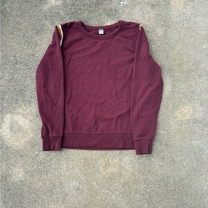 Old Navy Maroon retro Crewneck sweatshirt